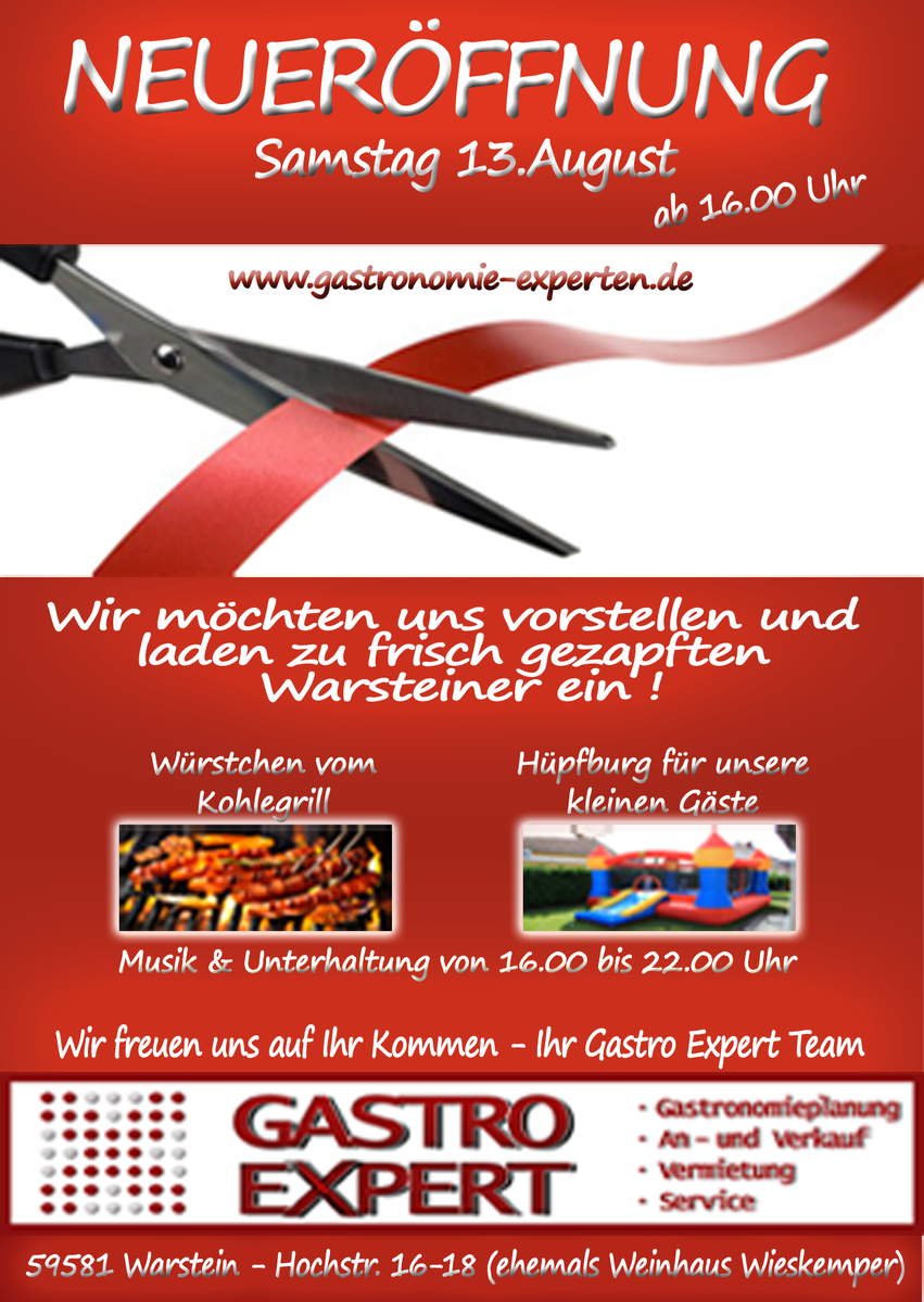 GastroExpert_eK's tweet photo. Neueröffnungsfeier #Gastrogeräte 
#Warstein https://t.co/vwi3RXu3f6