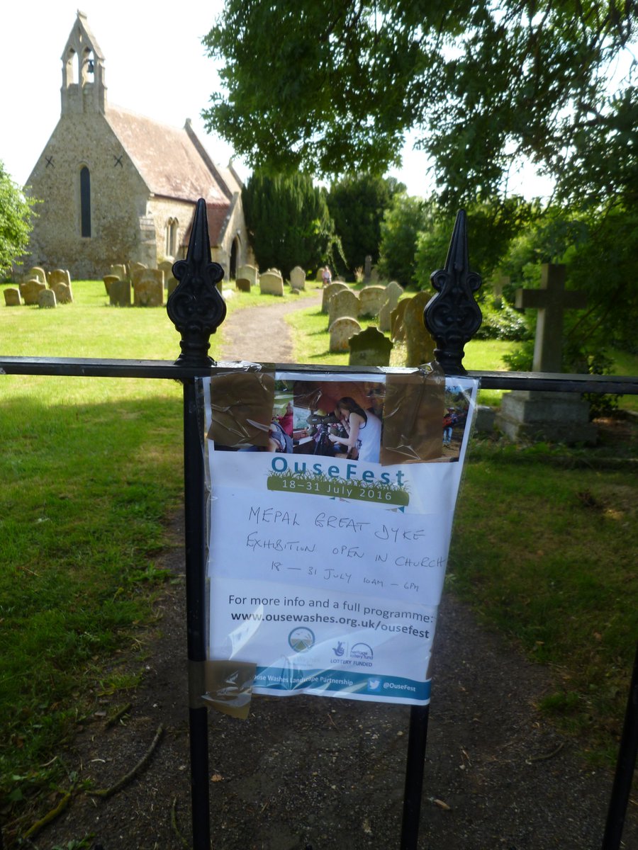 ousewasheslp's tweet photo. Thank you #OuseFest2016 & @HLFEoE #hiddenheritage #Mepal Great Dyke - @Voluptuia https://t.co/g3yczj9K4Q 49-54' https://t.co/y5R7k99oVV