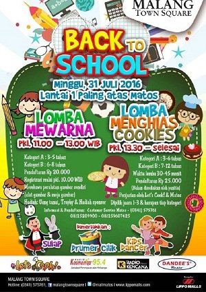 MalangPunyaGawe's tweet photo. Mall Matos Back To School: Lomba Mewarna &amp; Menghias Cookies https://t.co/Y9RjUwsMmA