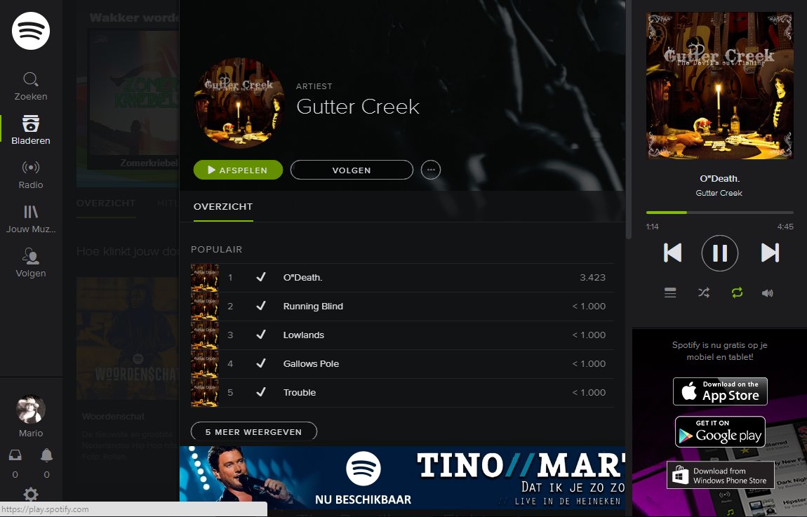 Gutter Creek - The devil's out fishing (Full Album on Spotify)
play.spotify.com/artist/2mEdgZf…