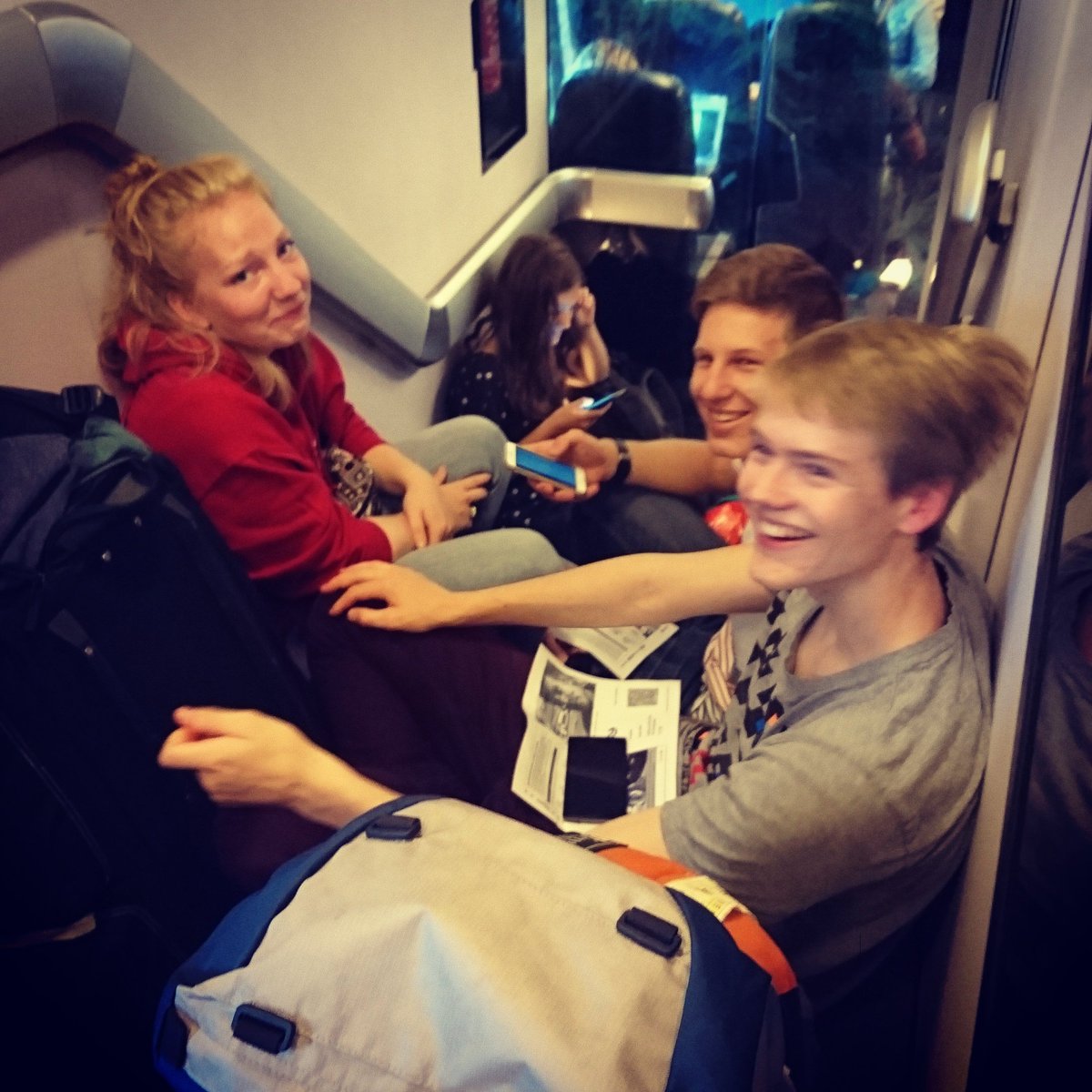 Trein is vol! 🙈