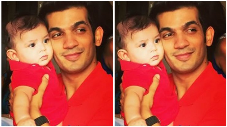 TellyTalkIndia's tweet photo. CUTE, CUTER OR CUTEST?!

@Thearjunbijlani with his son, #AyanBijlani https://t.co/PrsH2q4d8A