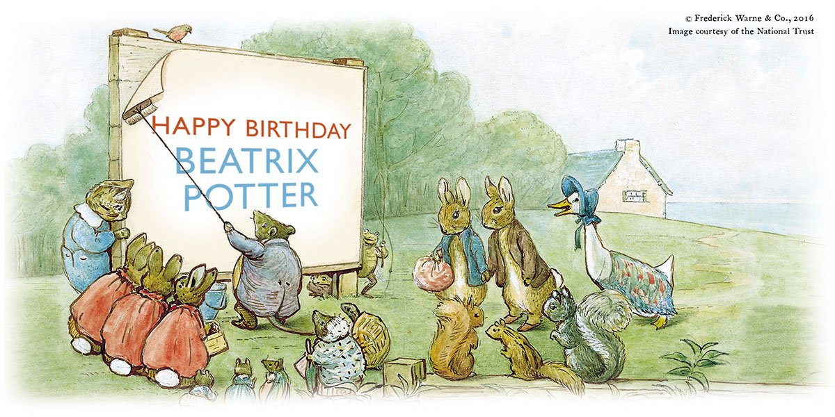 Today's the 150th anniversary of the birth of Beatrix Potter - #HappyBirthdayBeatrix! What's your favourite tale?