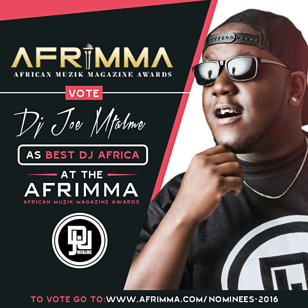 DjJoeMfalme's tweet image. Thank you for your continued support. Vote for me as Best DJ Africa nominated by @afrimma  wwww.afrimma.com/nominees-2016