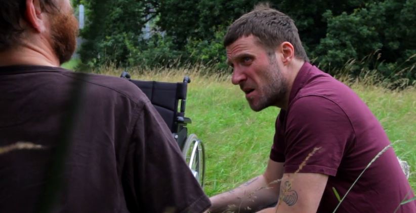 DBelbin's tweet photo. “@EG_Editor: That bloke outa @sleafordmods has done some acting https://t.co/9RCbJNuAji
#LostDogFilm https://t.co/5RnbPczfbM” #crowdfundit