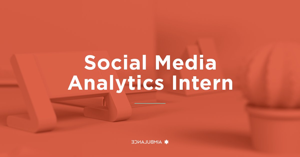 Our team is looking for Social Media Analytics Intern. Find out more: aimbulance.com/articles/artic…