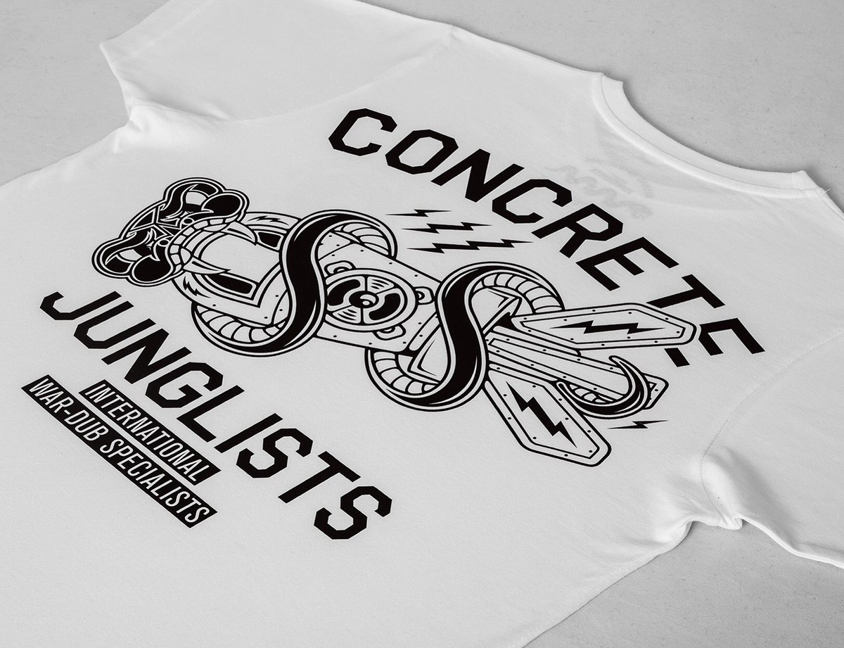 'International War Dub Specialists' tee available now  concretejunglists.com
