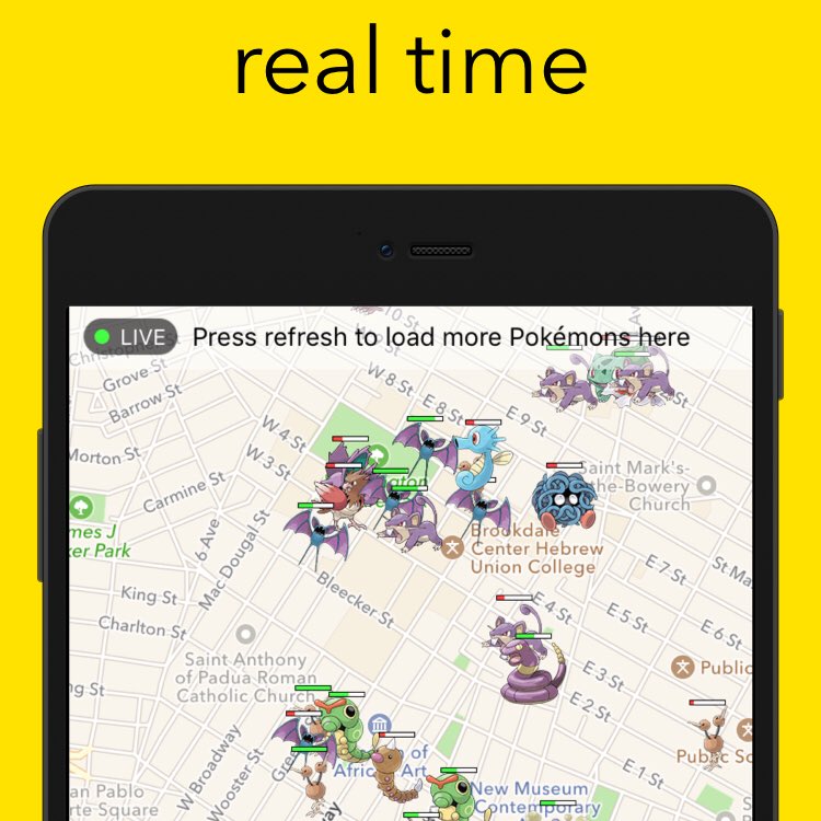PokenetGo's tweet image. Pokénet : Real-time Map for #PokemonGO . Best One So Far! Better User Experience than #Pokevision and #PokeWhere