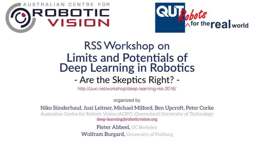 RoboticVisionAU's tweet photo. The videos from our workshop at @rssconf are now online. #deeplearning #robotics
https://t.co/4Jey3kSZ3o https://t.co/nX0pDdB1wR