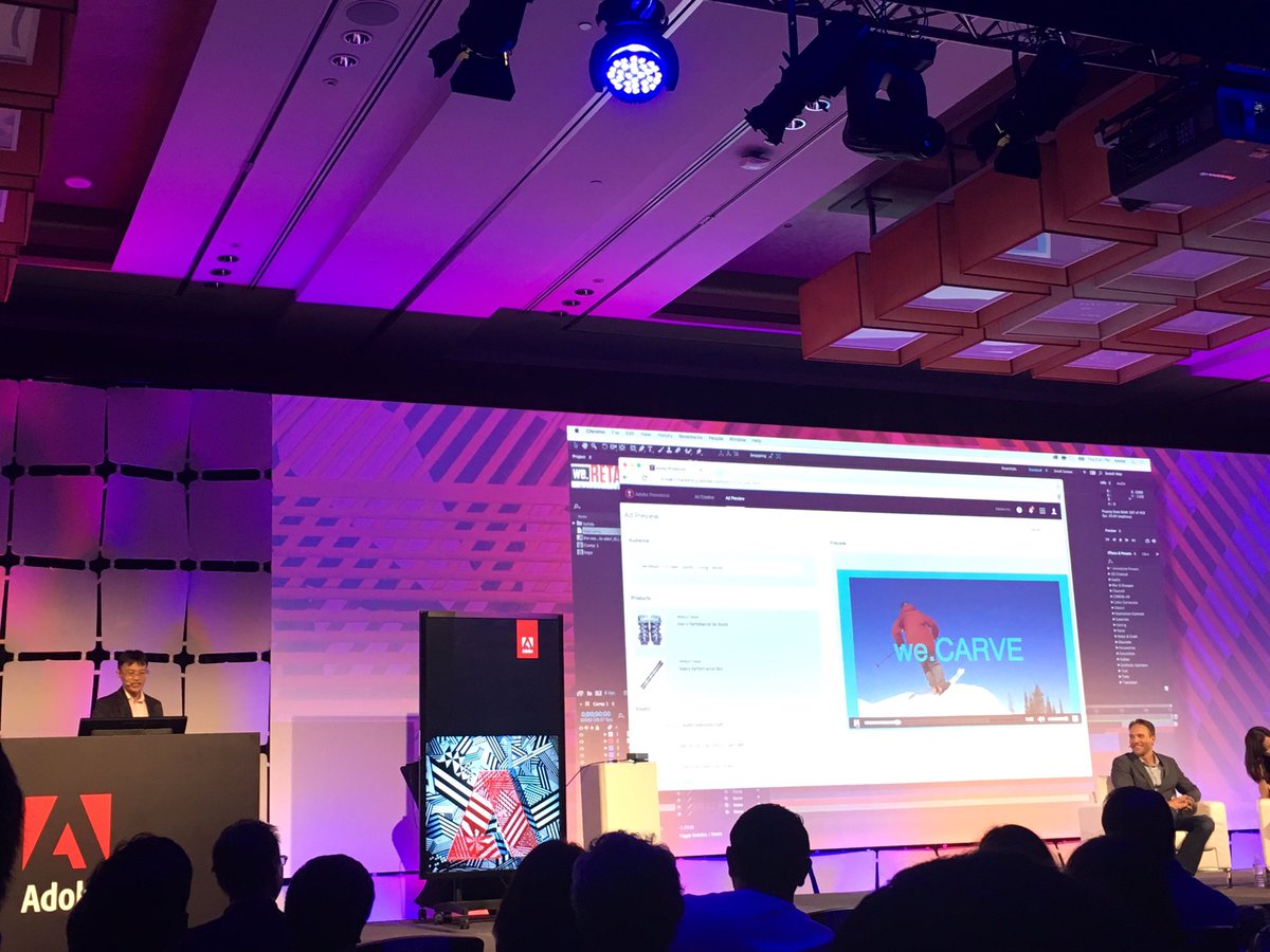 KellyYPL's tweet photo. Personalized video ad!? #DynamicVids #AdobeSymp @billionbricks https://t.co/ZXCDRDsvEL