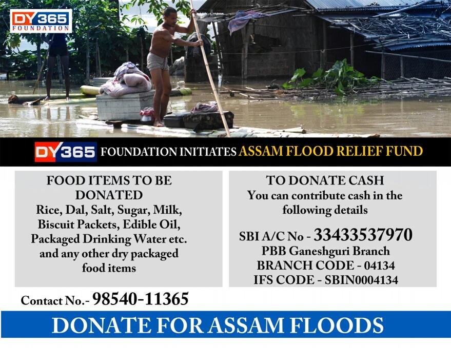 Great initiative we all should take part in it #floodsrelief Assam