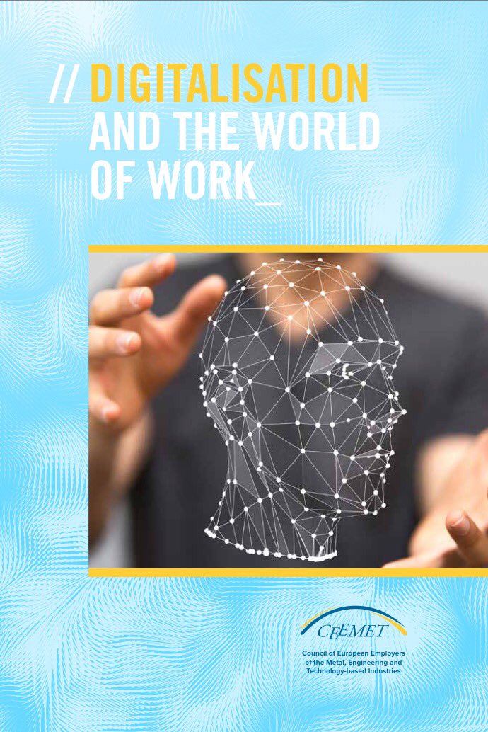 Federmeccanica's tweet image. Rapporto @CEEMET &quot;Digitalisation&amp;amp;the world of work&quot; #skills #competences #workorganization goo.gl/UNBqZr