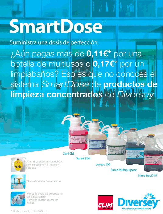 climprofesional's tweet image. Suministra una pequeña dosis de perfección con el sistema #Smartdose de #diversey