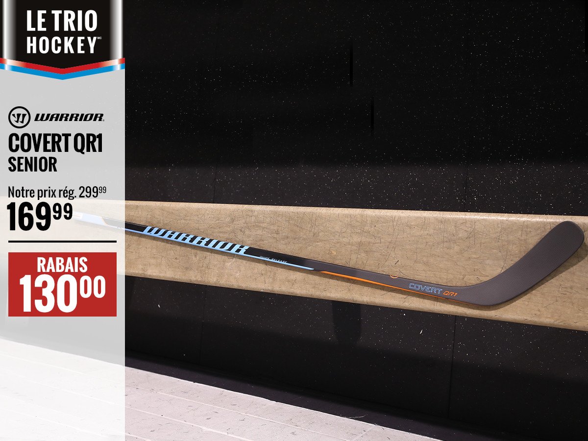 LeTrioHockey's tweet photo. Vitesse et légèreté. Obtenez 130$ de rabais sur le bâton @WarriorHockey #CovertQR1 https://t.co/47Miw8Vh4c https://t.co/jaGFRYDaXM