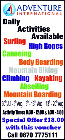 What better way to spend a miserable day in Bude than with us on exciting activities! Come join us! #liquidsunshine