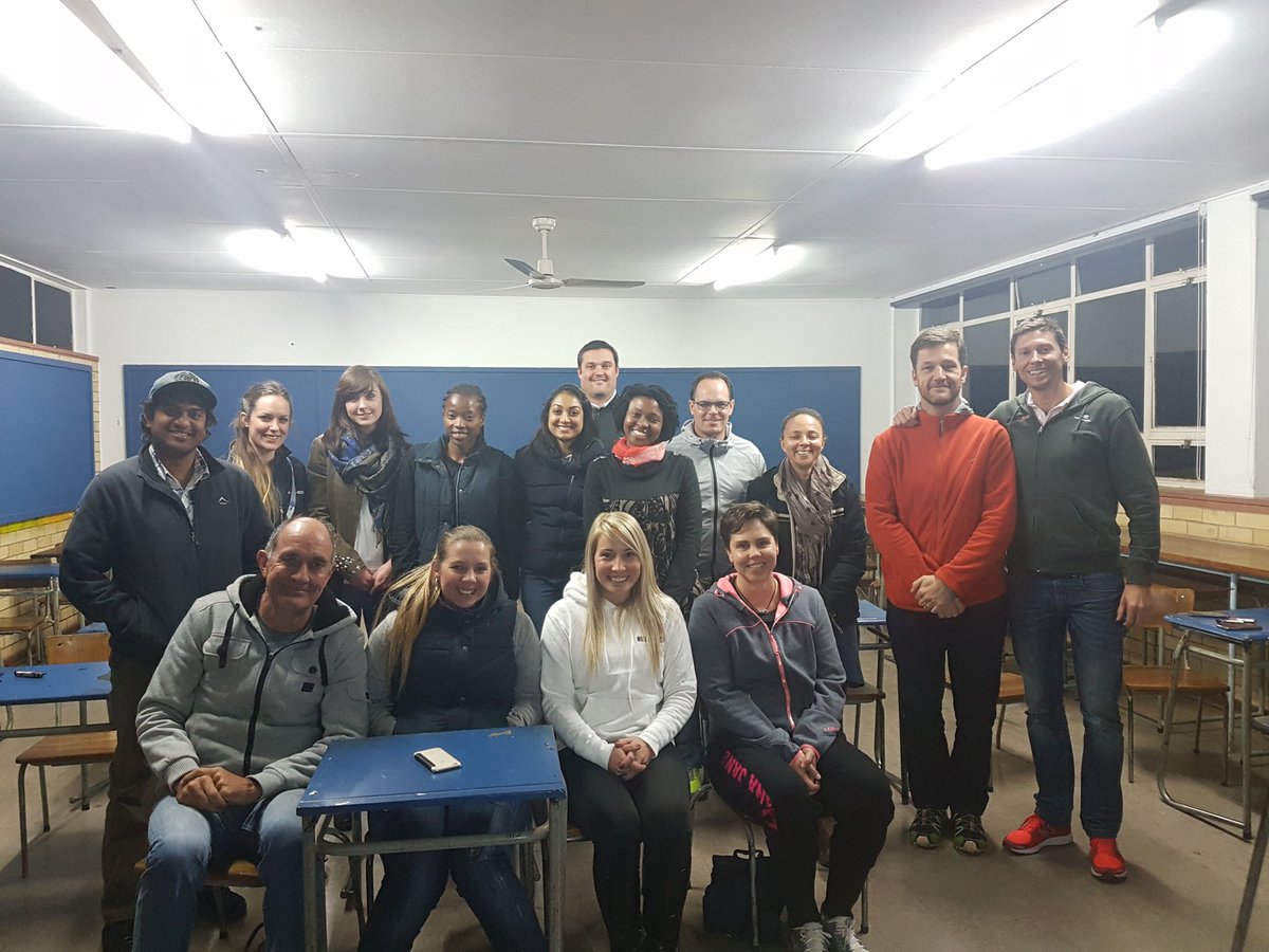 EmbarkTri's tweet photo. It's was back to school @IMSouthAfrica orientation jozi last night! #thatfirststep @SamSummerscales @Atlanticsteve https://t.co/JhiJypEPIZ