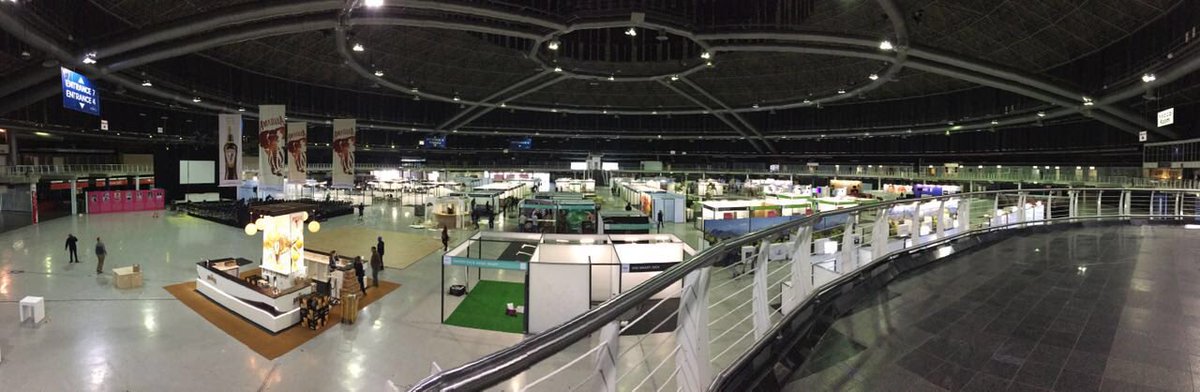 Set up for the <a href="/goodfoodSA/">Good Food&Wine Show</a> . One visit us this weekend #GFWS2016