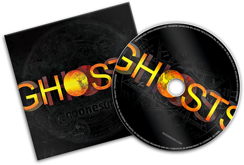 CDs of Ghosts available now!
£5 + free P&amp;P!
Get all 3 albums for £10 with the code 'THREE'
noonesun.com/store/