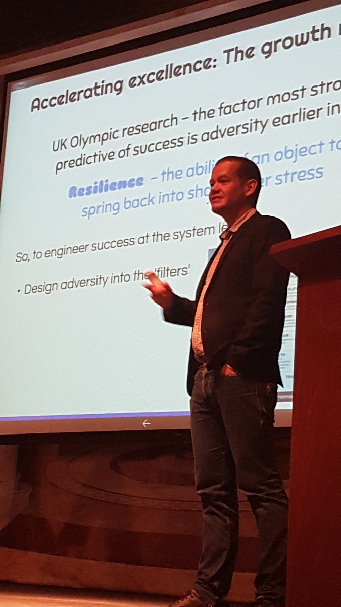 issc2016's tweet photo. "Create survivable failure opportunities"  GRIT: consistency &amp; perserverance of effort @Scienceofsport  #issc2016 https://t.co/sYVLc67Yb1
