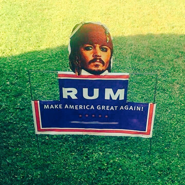 SteveCote1974's tweet image. #Sparrow2016 ! Make America #Rum Again!