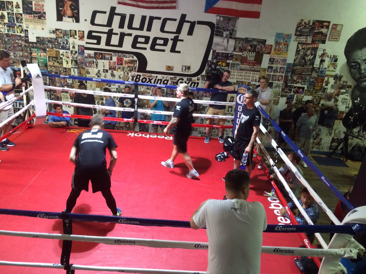 SpeakPaul's tweet photo. @SergeyRabchenko @HitmanHatton yesterday workout NY https://t.co/NT4qDqG115