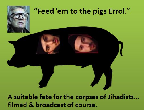 twooor's tweet photo. #PriestKillers #Jihadists #ISIS #Muslim #terror #NormandyAttack #Rouen - Feed 'em to the pigs, a good deterrent. https://t.co/dxFxrE8aVP