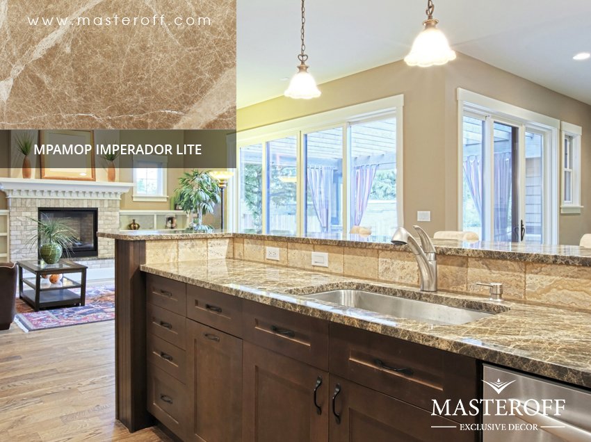 masteroff_com's tweet image. #Столешница из мрамора Имперадор Лайт masteroff.com. #подоконники #столешницы #камины #ступени