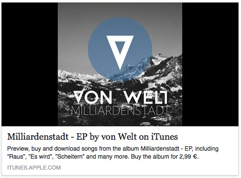 HomeStudiosHH's tweet photo. Die neue EP "Milliardenstadt" von Welt ist draußen! Recorded&amp;Mixed by Producer/Engineer Julien Krumnack. https://t.co/ZCYXOaByBd