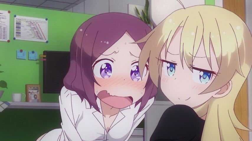 そうま Sur Twitter New Game ニューゲーム 4話 ゲーム制作アニメかと思ったけど こりゃ完全にレズアニメだなぁｗ 今回ずっとこの２人イチャイチャしてたよw とにかく会社でイチャイチャするには控えたほうがよろしい