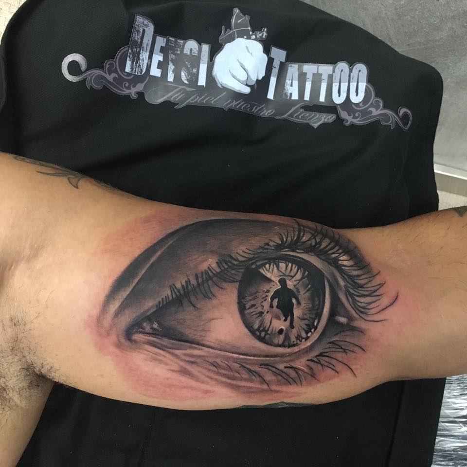 intricate eye tattoo concept, expertly crafted in detailed line art by a  skilled illustrator 21764718 Vector Art at Vecteezy