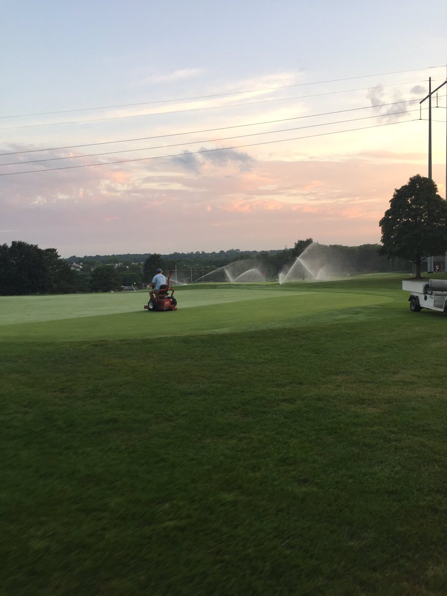 Ski_KC's tweet photo. Prepping for our annual Junior Tournament next week. 400+ kids. Great lifetime memories start Monday. #GolfOP https://t.co/ATlH7N3D9y