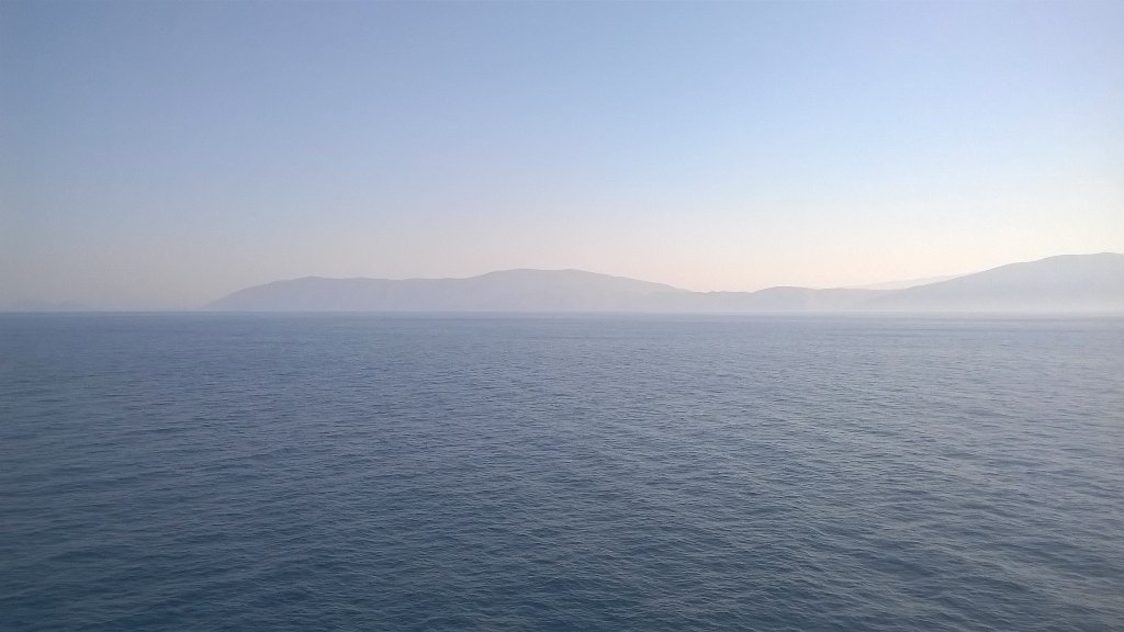 60rl's tweet image. First glimpse of Albania in the early morning mist