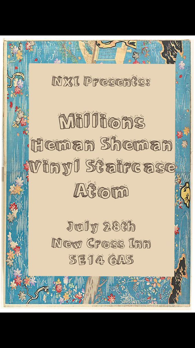 #tonight doors 7. On stage at 10pm. Come on, it's just down the road.