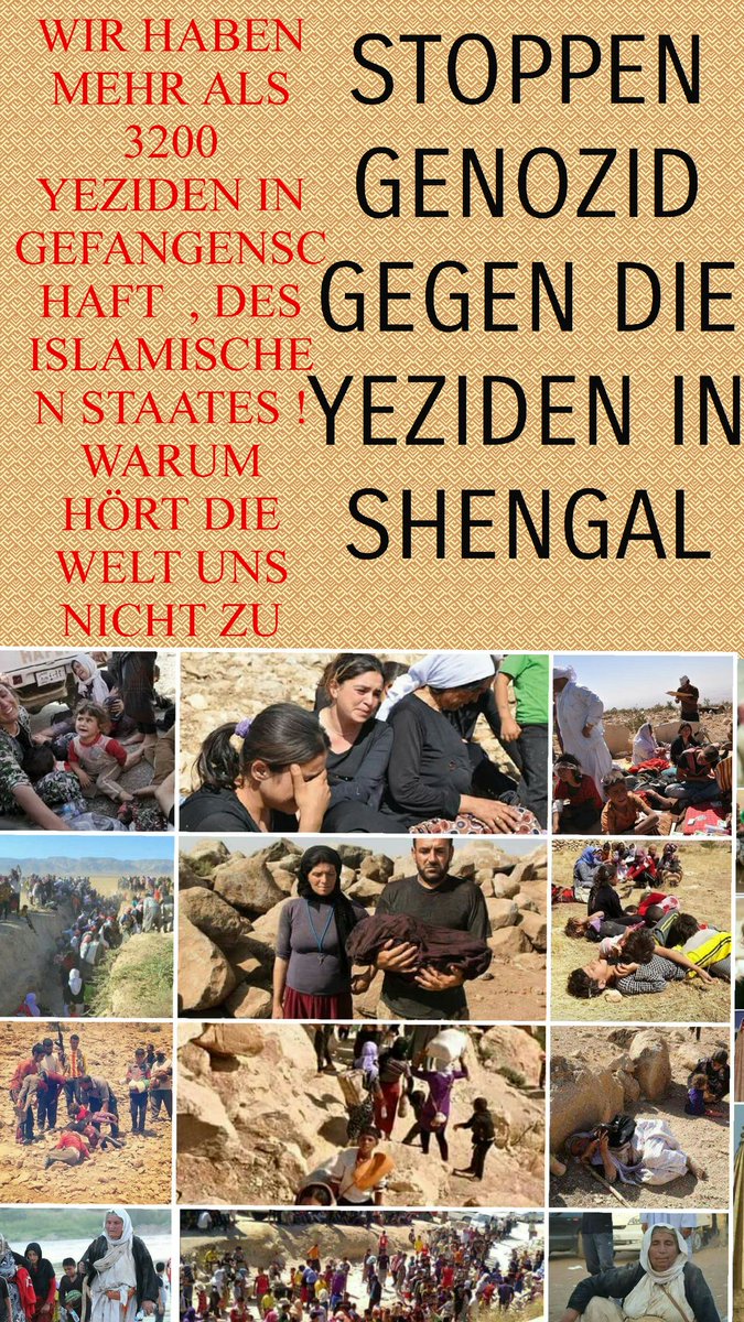 Mehr als 3200 Yeziden wurden entführt und sind Gefangene des IS. Warum schaut die Welt weg...