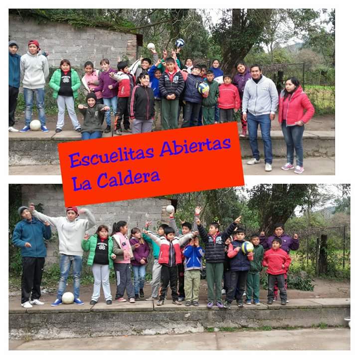 Este sábado te esperamos en <a href="/Escuelabierta1/">Fundación Corazones Azules</a> La Caldera. #NiñosFelices disfrutan de sus talleres. <a href="/aniberruezo/">analia berruezo</a>