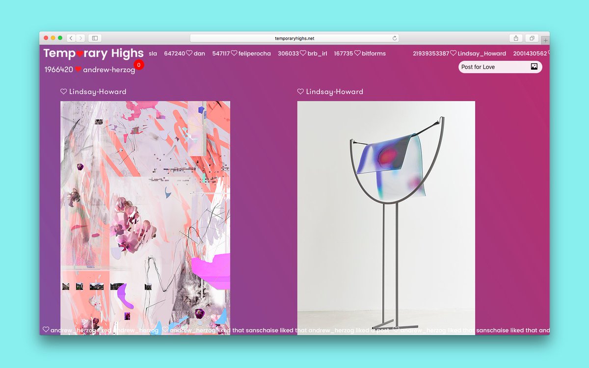 bitforms's tweet photo. It won't last forever. Get more of #TemporaryHighs before it's gone! Closing 7/31 https://t.co/u3MS9wsFIS https://t.co/1p0ECttxzO