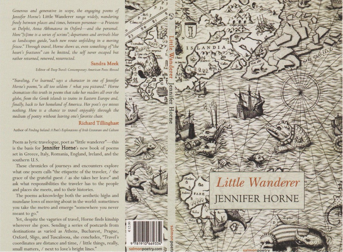 Lagan_Press's tweet photo. Got the new @salmonpoetry collection 'Little Wanderer' from Jennifer Horne yesterday at @YeatsSchool, great reading! https://t.co/Qq6XeGgG4k
