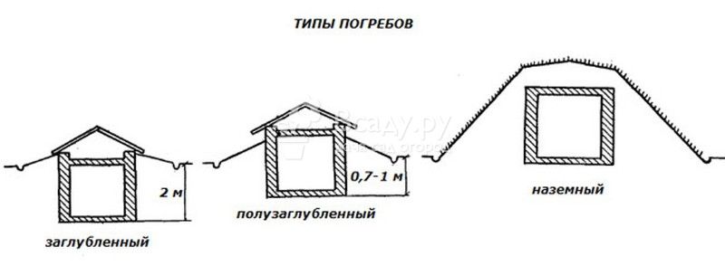 погреб полузаглубленный своими руками