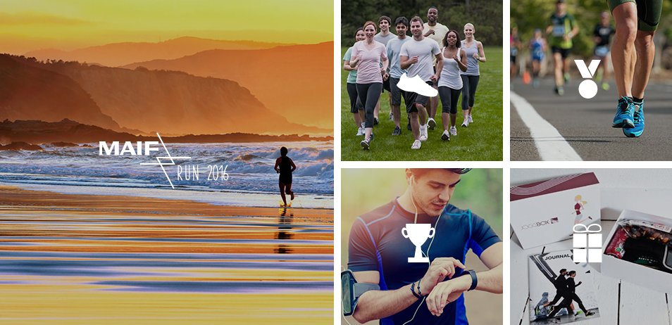 MAIF's tweet photo. #MAIFRun2016 Participez à des challenges sportifs et à un we solidaire. Inscrivez-vous ▶ maifrun2016.fr #digisport https://t.co/b2eBwTUfBT