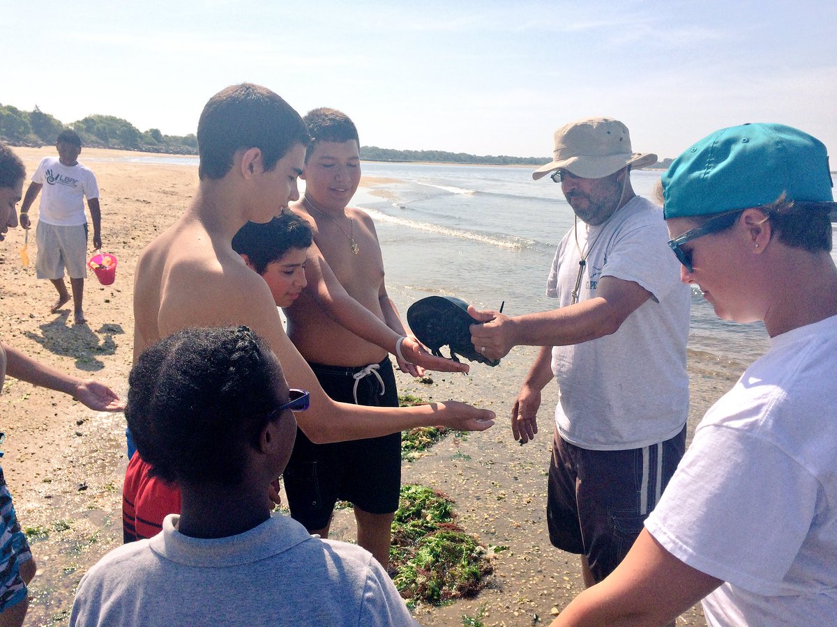 LBMS_SummerCamp's tweet photo. Last day of camp is off the hook! @LBpublicschools #SandyHook #horshoecrab #seining https://t.co/lwynDYKy7e