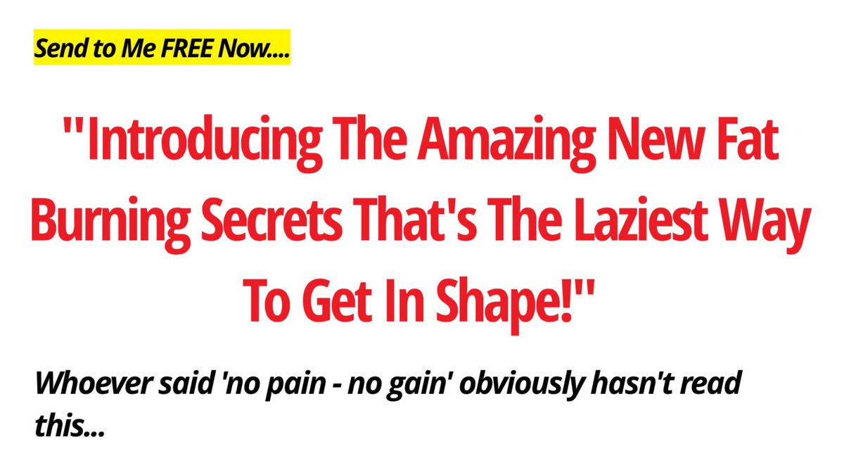 TheResultsBoss's tweet photo. SHOCKING: How to burn 10% fat in 30 days or less FREE guide 👉 https://t.co/OSmDMI9C4v #weightloss #FatBurning https://t.co/k8yWkQMjqg