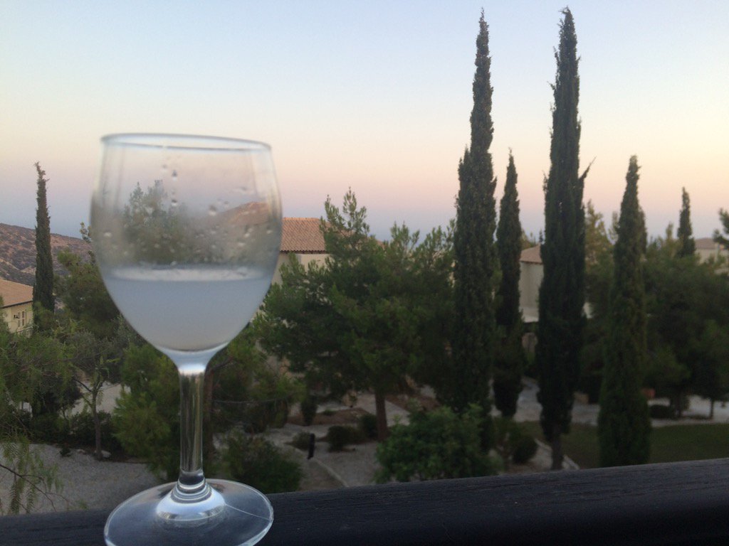 jamiedunstan's tweet photo. Ouzo o'clock #whenincyprus https://t.co/CGlw2khDOc