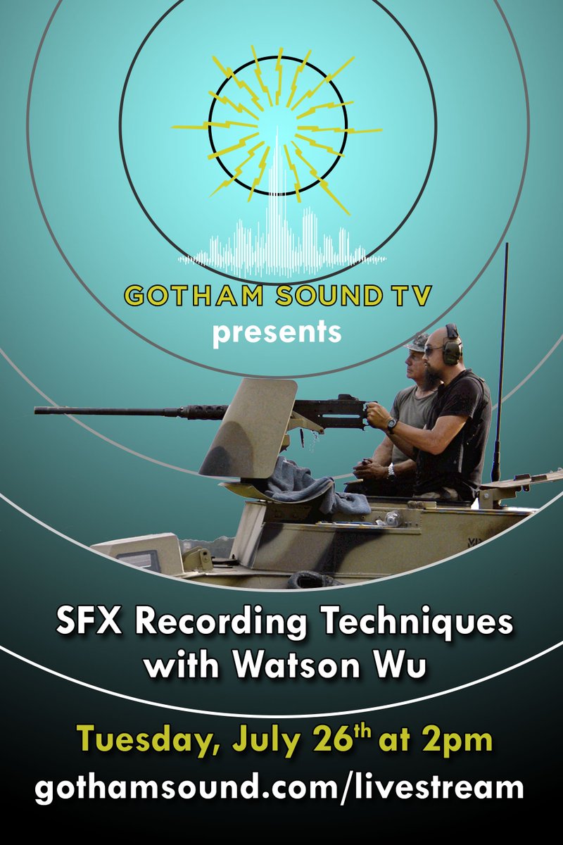watsonwu's tweet photo. This is a pre-recorded livestream I was featured in. https://t.co/UpcQwqvOok #GothamSound #livestream #soundeffects https://t.co/VUfvU6wLoq