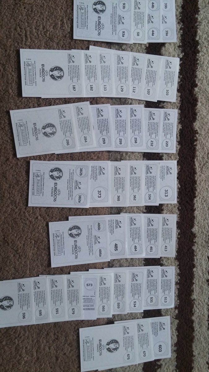Nat_Thomas88's tweet photo. Anybody need any of these? #gotgotneed #gotgotswap @PaniniEuroSwaps @PaniniSwaps2016 https://t.co/wQAp7RCoju