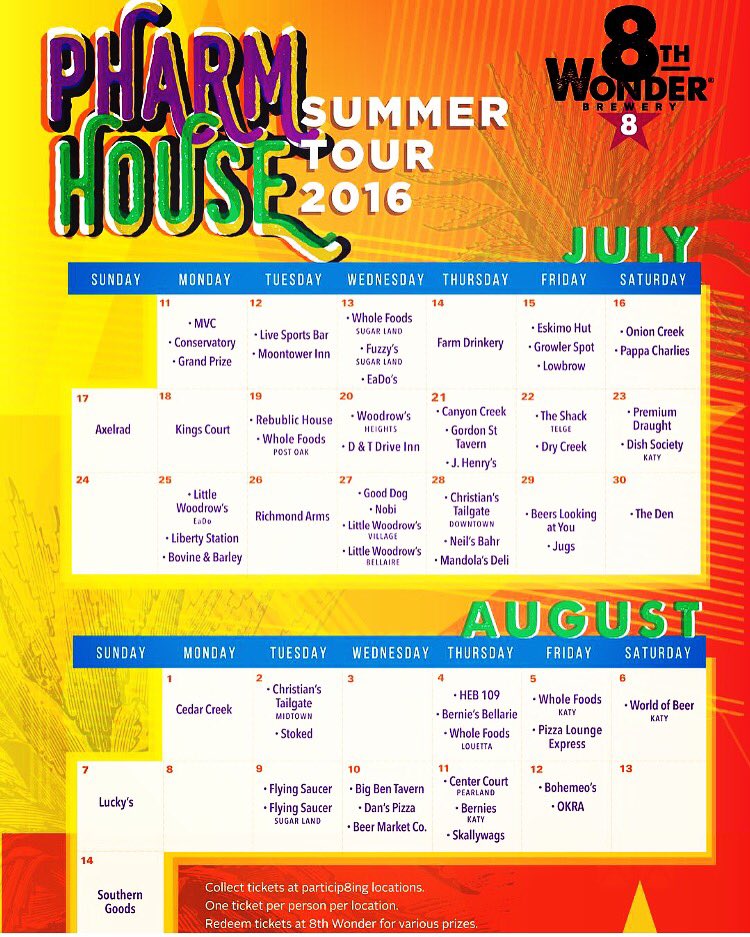 sip8thwonder's tweet photo. 3 Pharmhouse Summer Tour stops tonight. @MandolasDeli @neilsbahr and @CTailgate Downtown. Grab a fresh, tasty brew! https://t.co/4IDsjVjJwX