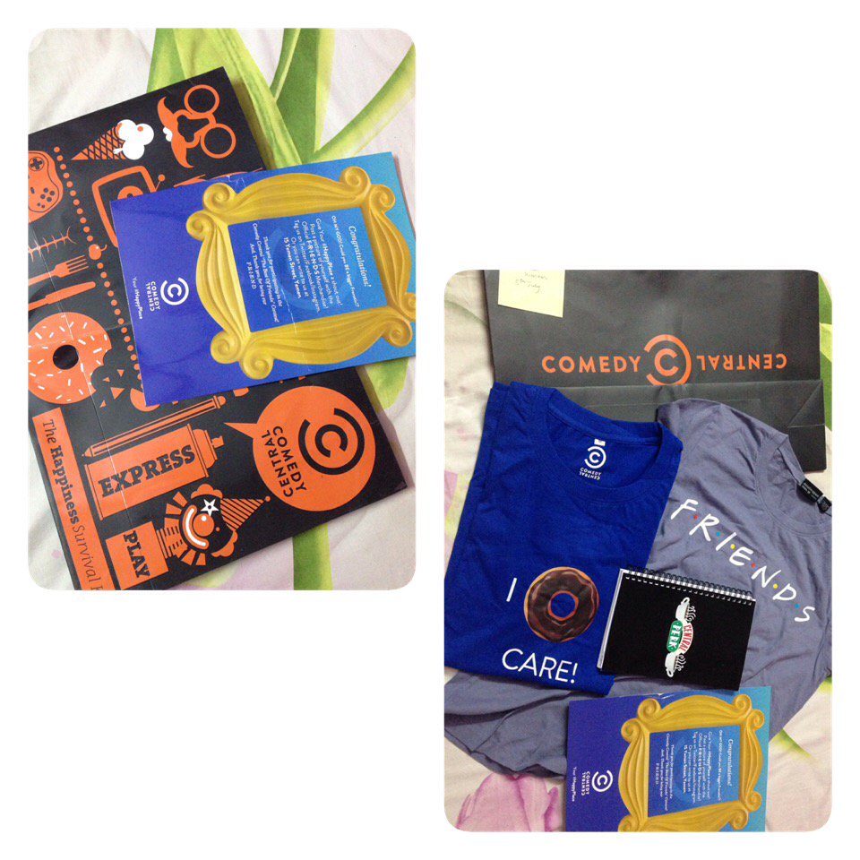 pinchofstyle's tweet photo. Thank you ComedyCentralIn for this wonderful merchandise #ccfriendscontest 
Expecting more surprises#anniversarybook https://t.co/W0gkUEjNc6