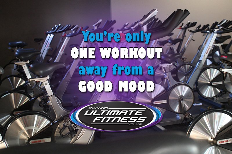 durhamultimate's tweet photo. You're only ONE WORKOUT away from a GOOD MOOD #DUFC #DurhamUltimateFitnessClub #UltimateResults https://t.co/KgVeNTttDS