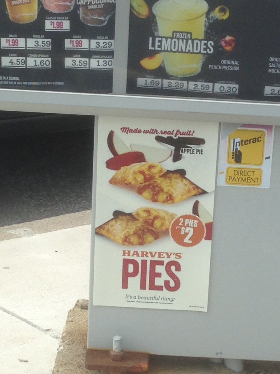 brian_woodland's tweet photo. I am not sure what Apple pie would be made with other than "real fruit". #notordering https://t.co/XdvdLt4Nn4
