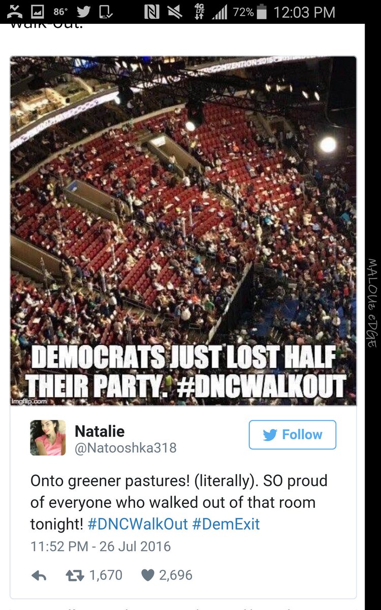 Marilu20's tweet photo. @realDonaldTrump #DNC https://t.co/XmiN3J5Obk