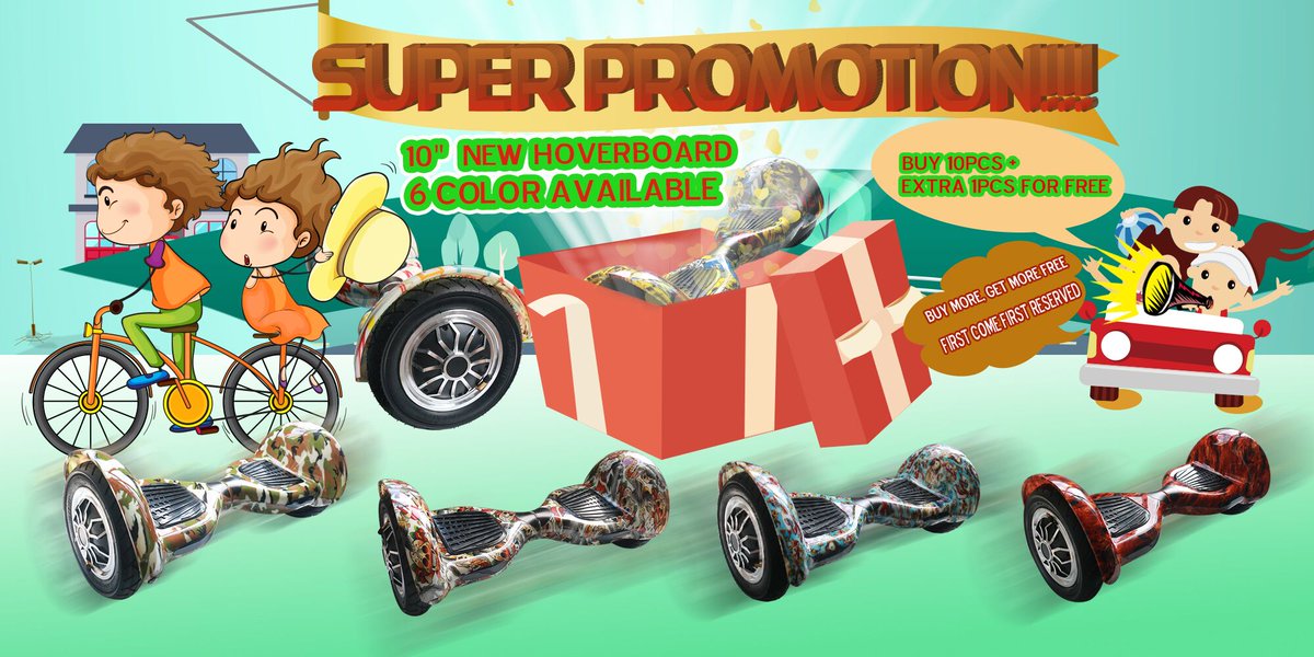 Aileen16888's tweet photo. Windgoo hoverboard promotional sale, buy 10, you will get 1 more for free! Time is limited and the amount is limited https://t.co/ckoGMOAfTX